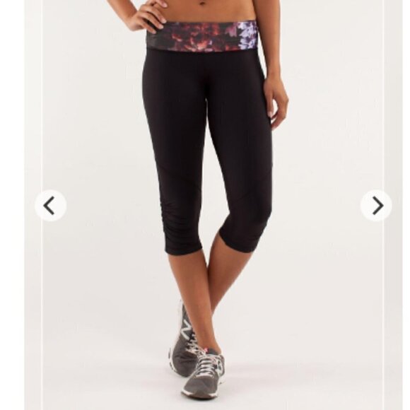 Lululemon Run For Your Life Crop Leggings Pants - Picture 3 of 13